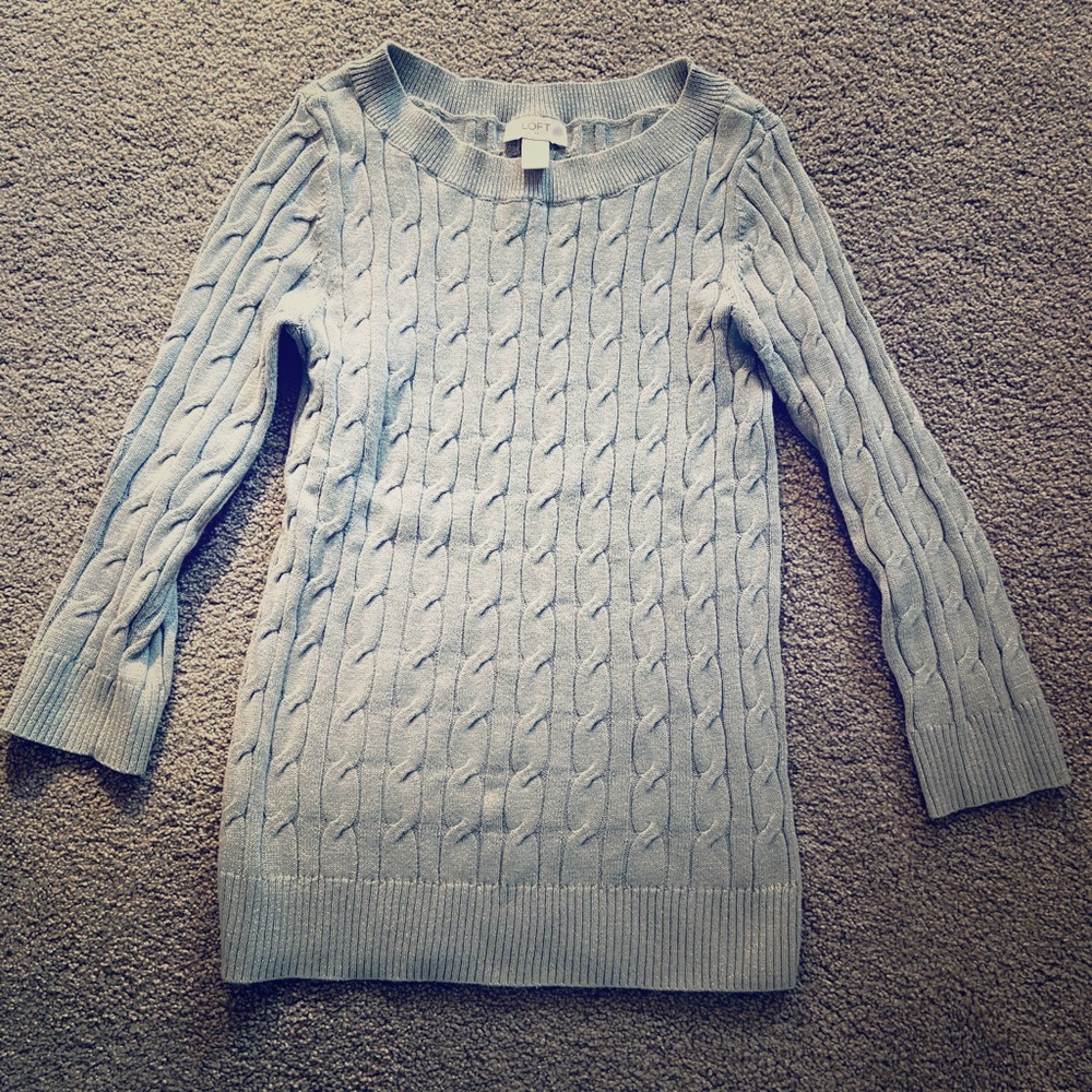 Silver Glittery Sweater